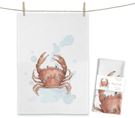Maluu - Theedoek - Rosy Crab - Roze Krab