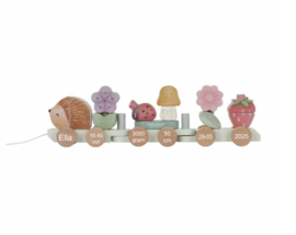 Little Dutch - Fairy Garden - Blokkentrein Egel - Met of zonder naam