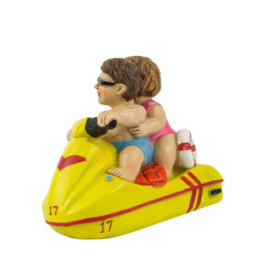 Man en vrouw op een jetski