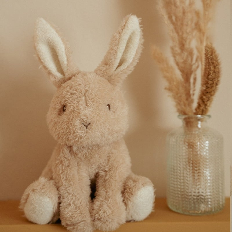 Little Dutch - Newborn Naturals - Baby Bunny - Knuffel Konijn - 15 cm