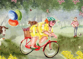 Ingrid Berendsen - EG 2-4868 - Op de fiets
