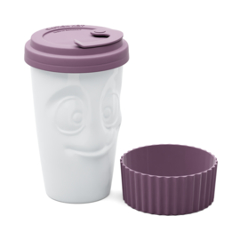 Fifty Eight Products - Tassen servies - Mok to go - Paars