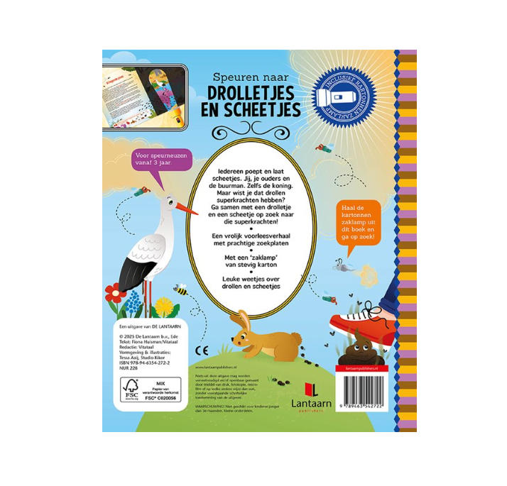 Zaklampboek - Speuren naar drolletjes en scheetjes