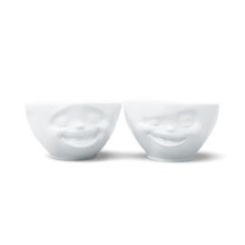 Fifty Eight Products - Tassen servies - Lachend & Knipoog - Laughing & Winking - Schalenset 200 ml