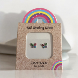 BB Klostermann - Oorsteker - Vlinder 4-kleur