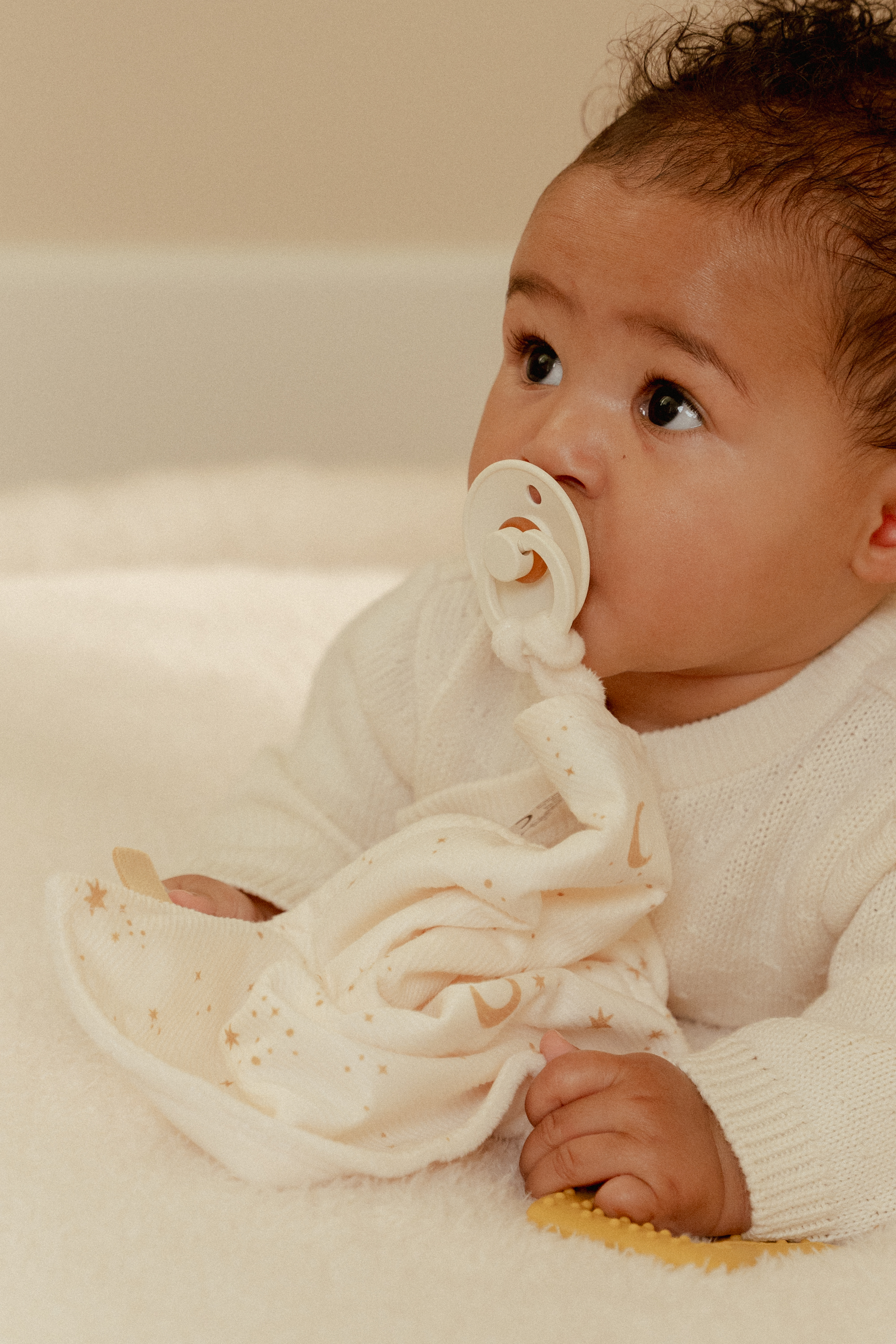 Little Dutch - Newborn Naturals - Knuffeldoekje met bijtring