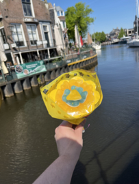 Boeketje met snoep - Geel