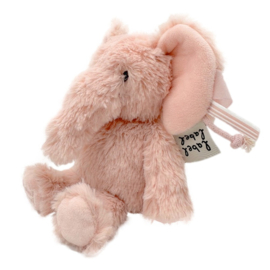 Label label - Knuffel - Olifant - Elly - Roze - S