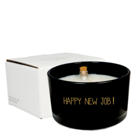 My Flame Lifestyle - Geurkaars - Flessenpost - Happy new job!