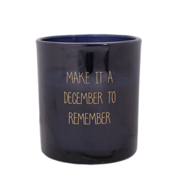 My Flame Lifestyle - Geurkaars - Make it a december to remember - Blauw