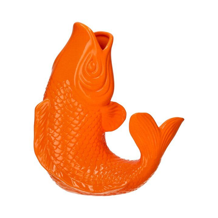 Gift Company - Mamsell Koi - Vis - Vaas - S - Neon Oranje