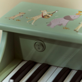 Little Dutch - Safari Friends - Houten Piano - Groen - Met of zonder naam