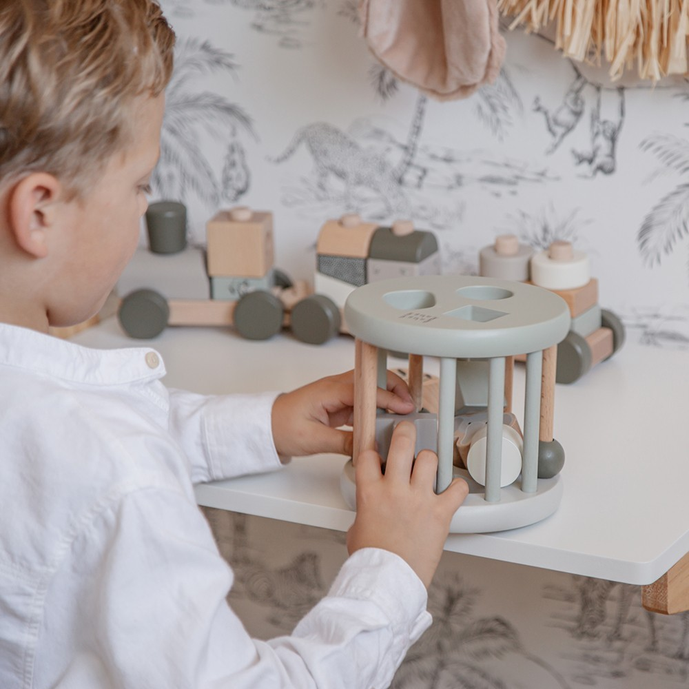 Label Label - Rollende Vormenstoof – Olijfgroen