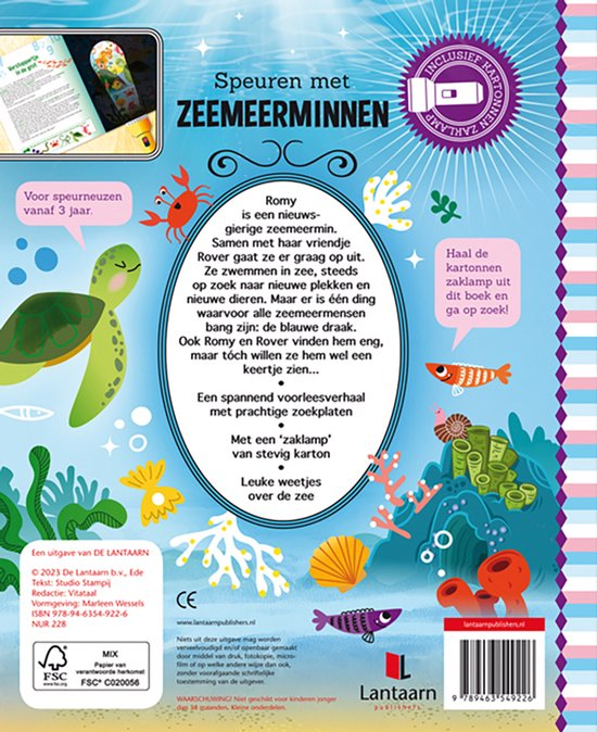 Zaklampboek - Speuren met zeemeerminnen