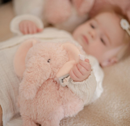 Label label - Knuffel - Olifant - Elly - Roze - S