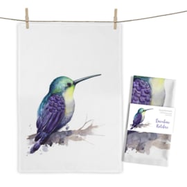 Maluu - Theedoek - Rainbow Kolibri - Regenboog Kolibrie