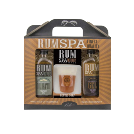 Chocansweets - Rum Spa Giftset – Shower Gel, Zeep & Badschuim (Rum Aroma)