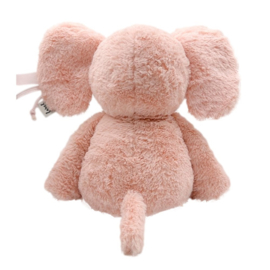 Label label - Knuffel - Olifant - Elly - Roze - L
