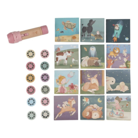 Little Dutch - Fairy Garden - Verhalen Projector Zaklamp - Roze