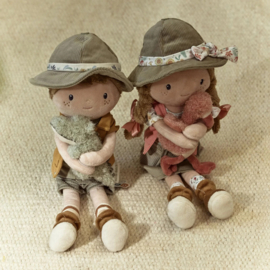 Little Dutch - Safari Friends - Knuffelpop Ranger Rosa - 35 cm