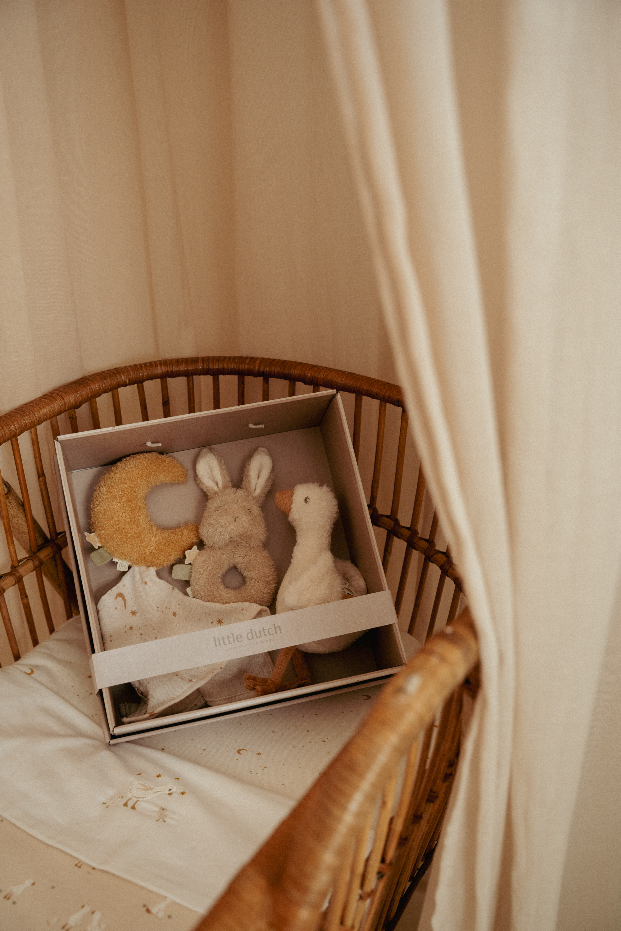 Little Dutch - Newborn Naturals - Little Goose - Giftset - 3-delig