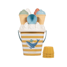 Little Dutch - Ocean Dreams Blue - Ijsjes Strandset - Met of zonder naam