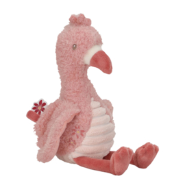 Little Dutch - Safari Friends - Knuffel Flamingo - 17 cm