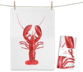 Maluu - Theedoek - Red Lobster - Rode Kreeft