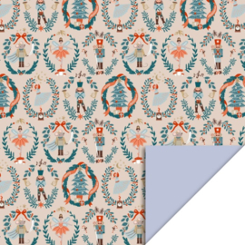 House of Products - Inpakpapier - Kerst - Chronicle - Ice Blue