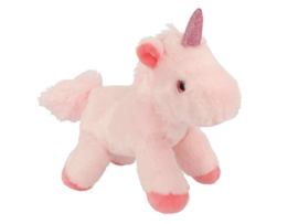 BB Klostermann - Cuties - Tas met knuffeltje - Handtas met Eenhoorn roze – Pluche Kindertas (2-delig)