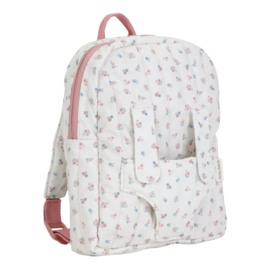 Little Dutch - Poppendraagzak - Wit/Roze