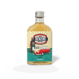 Chocansweets - Benzine VW Busje Zakflacon – Rum Caramel Likeur (20 cl, 14,9%)