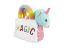 BB Klostermann - Cuties - Tas met knuffeltje - Magic Wit