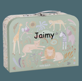 Little Dutch - Safari Friends - Kofferset FSC - Met of zonder naam