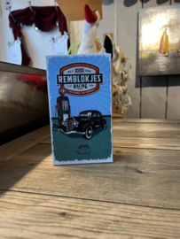 Remblokjes - Nougat - Zwarte Oldtimer - Chocansweets