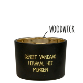 My Flame Lifestyle - Geurkaars - Geniet vandaag herhaal het morgen