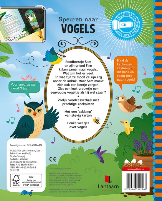 Zaklampboek - Speuren naar vogels