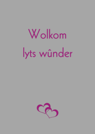 Kaart - Wolkom lyts wûnder