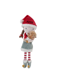 Little Dutch - Kerst Knuffelpop Rosa - 35 cm - Met of zonder naam