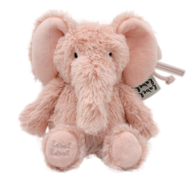 Label label - Knuffel - Olifant - Elly - Roze - S