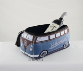 VW T1 Bus 3D universele tas - petrol/bruin groot