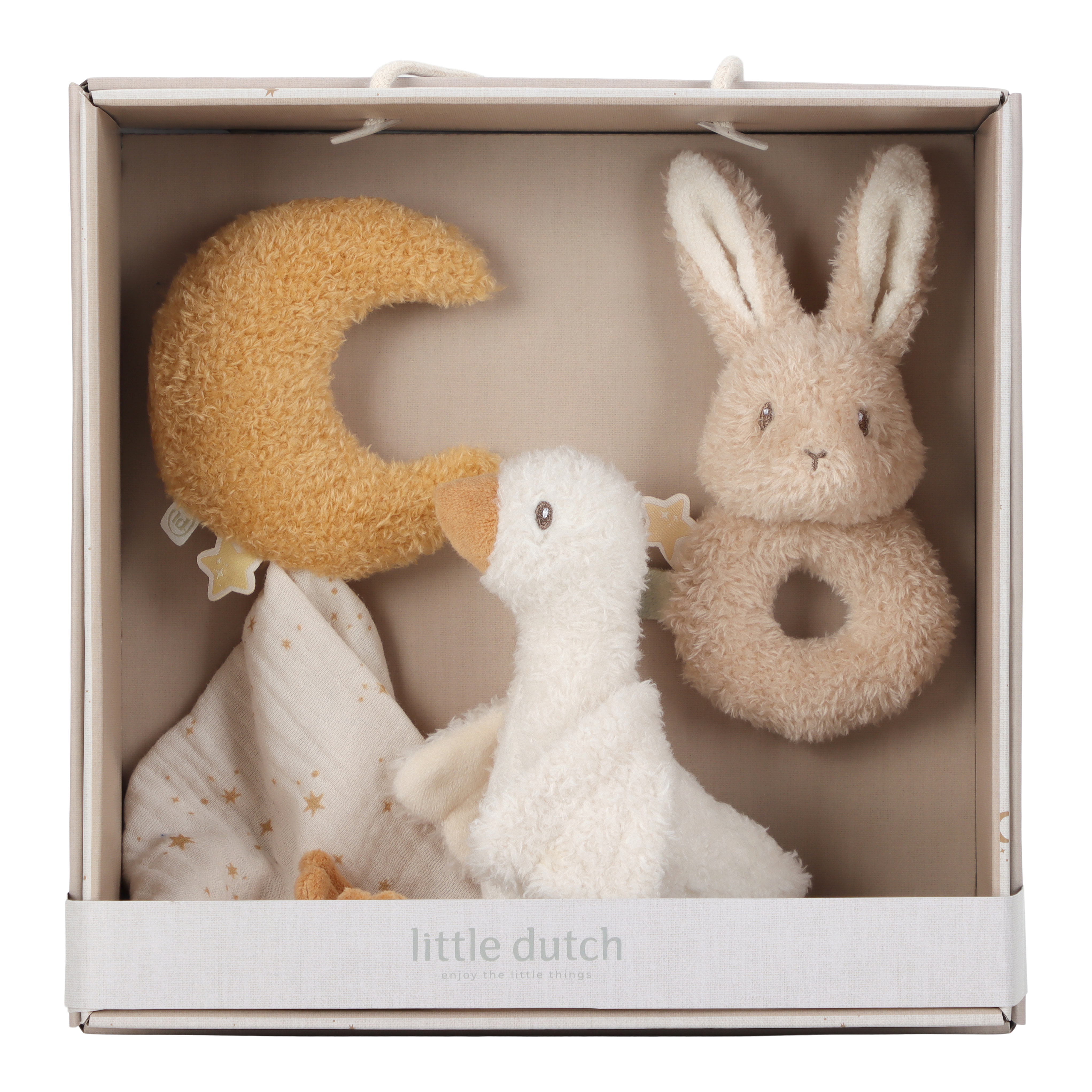 Little Dutch - Newborn Naturals - Little Goose - Giftset - 3-delig