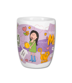 Paperdreams - Cartoonmok - Mama (paars)