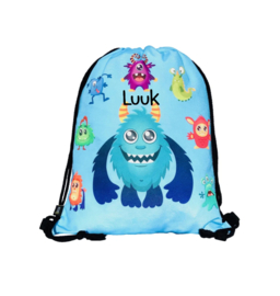 Heckbo - Gymtas Rugzak - Zwemtas - Monsters - Met of zonder naam