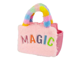 BB Klostermann - Cuties - Tas met knuffeltje - Handtas met Eenhoorn roze – Pluche Kindertas (2-delig)