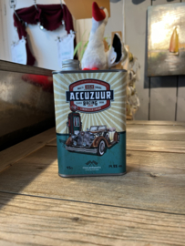 Blik - Accuzuur - Oldtimer Carbio - Likeur - Chocansweets