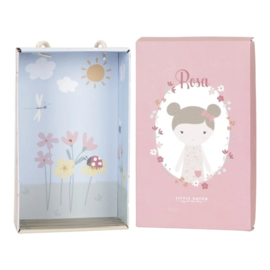 Little Dutch - Pop Rosa middel 35 cm - Met of zonder naam