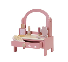 Little Dutch - Roze Kaptafel - Met of zonder naam