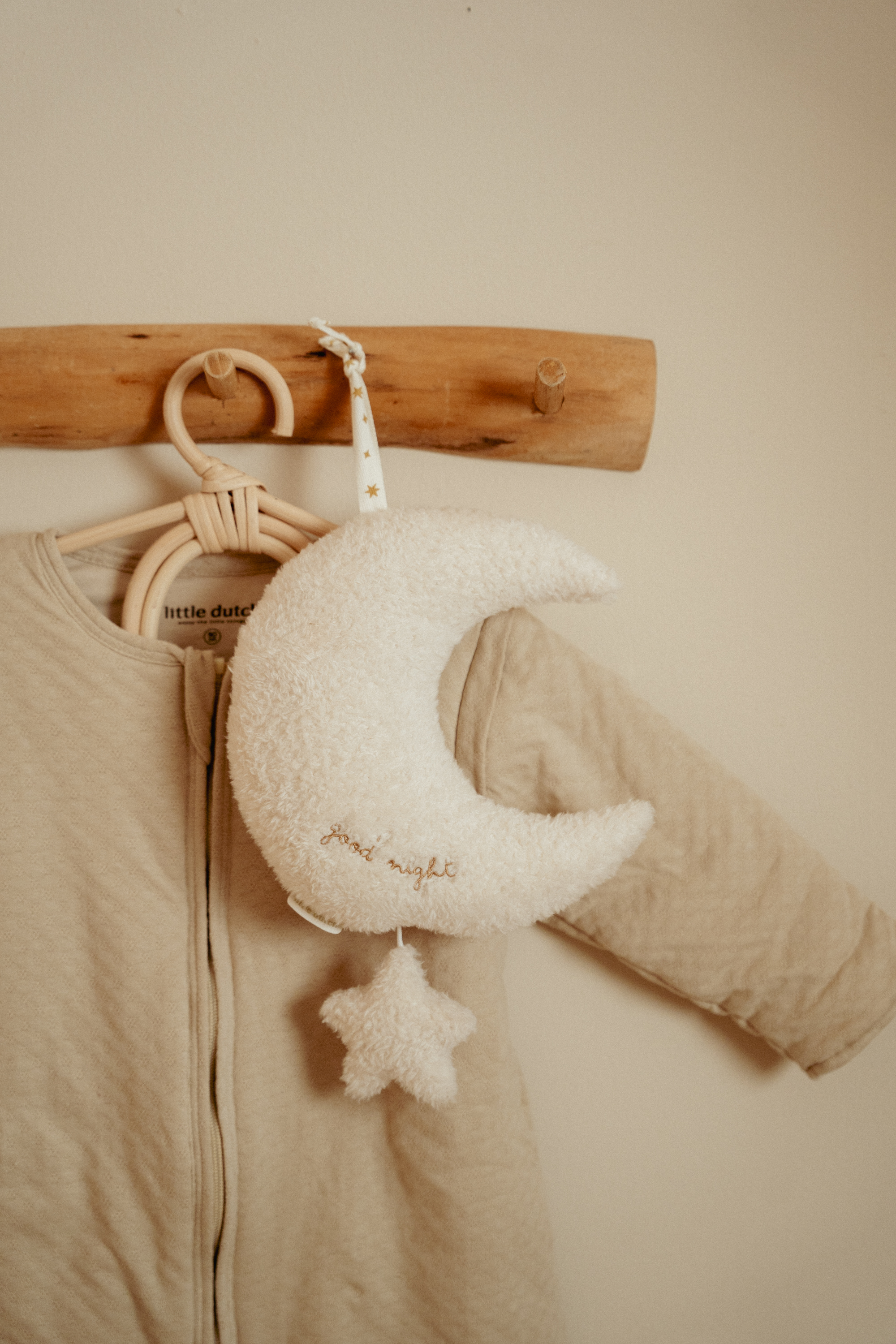 Little Dutch - Newborn Naturals - Muziekdoosje Maan
