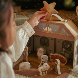 Little Dutch - Kerst - Speelkoffer Kerststal FSC